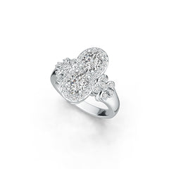 Sterling Silver Semi Mount Ring Setting Oval OV 7X5mm - Syzjewelry