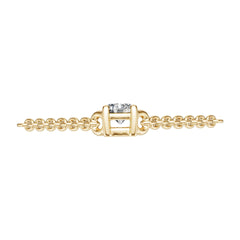 10K Gold Semi Mount Necklace Setting Round Ro 6x6mm Syz Jewelry