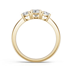 10K Gold Semi Mount Ring Setting Pear Pe 7x5mm Syz Jewelry