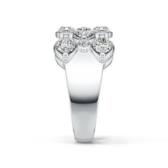 10K Gold Semi Mount Ring Setting Oval OV 4X3mm Moissanite Accent DHJ