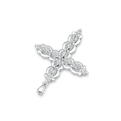 Sterling Silver Semi Mount Pendant Setting Oval OV 5x3mm DHJ