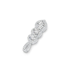 Sterling Silver Semi Mount Pendant Setting Round RD 8x8mm RD 7x7mm RD 6x6mm DHJ