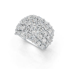 Sterling Silver Semi Mount Ring Setting Round RD 3.5mm DHJ