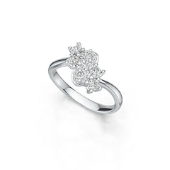 Sterling Silver Semi Mount Ring Setting Round RD 3x3mm DHJ