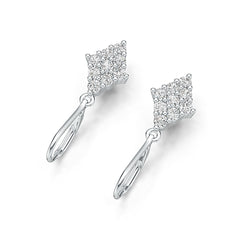 Sterling Silver Semi Mount Earrings Setting Round RD 2.5mm DHJ