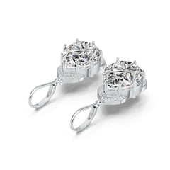 14K Gold Semi Mount Earrings Setting Pear PE 14X12mm Diamond Accent DHJ