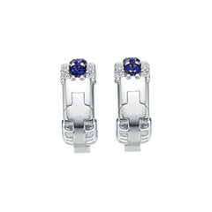 18K Gold Semi Mount Earrings Setting Round Ro Syz Jewelry