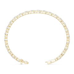 14K Gold Semi Mount Bracelet Setting Oval Ov 4x3mm Diamond Accent Syz Jewelry