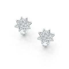 Sterling Silver Semi Mount Earrings Setting Round RD 1.5mm RD 1mm Syzjewelry