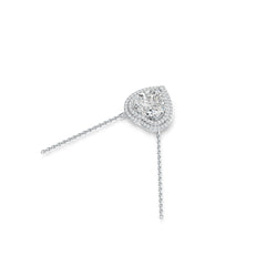 Sterling Silver Semi Mount Pendant Setting Heart HT 12X12mm DHJ