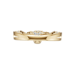 10K Gold Semi Mount Pendant Setting Round Ro 6x6mm Moissanite Accent Syz Jewelry
