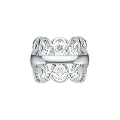 Sterling Silver Semi Mount Ring Setting Round RD 4x4mm DHJ