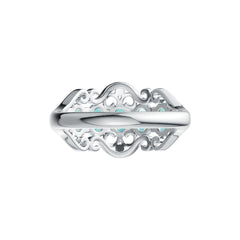 Sterling Silver Semi Mount Ring Setting Oval OV 6X4mm DHJ