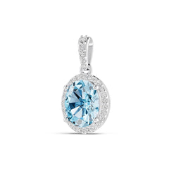 Platinum Semi Mount Pendant Setting Oval Ov 9x7mm Syz Jewelry