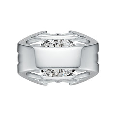 Sterling Silver Semi Mount Ring Setting Oval OV 15x13mm Split Shank Syzjewelry