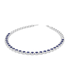 10K Gold Semi Mount Necklace Setting Round Ro 7x7mm Moissanite Accent Syz Jewelry