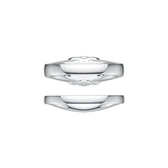 10K Gold Semi Mount Ring Setting Round RD 2.5mm Moissanite Accent DHJ