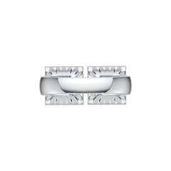 Sterling Silver Semi Mount Ring Setting Princess SQ 6x6mm Toi et Moi DHJ