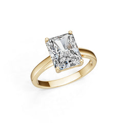 18K Gold Semi Mount Ring Setting Emerald Em 10x8mm Diamond Accent Syz Jewelry