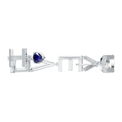Sterling Silver Semi Mount Bracelet Setting Heart HT 6X6mm DHJ