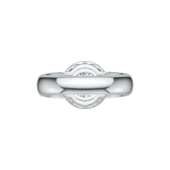 Sterling Silver Semi Mount Ring Setting Round RD 8x8mm DHJ