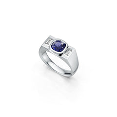 Men's Ring Settings Sterling Silver Ring Mounting Cushion CU 6.5X6.5mm DHJ