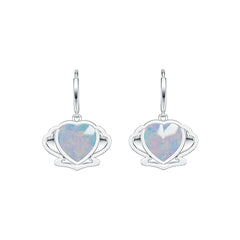 Sterling Silver Semi Mount Earrings Setting Heart HT 13X13mm DHJ