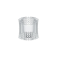 Anillo de plata de ley con montaje semi, ajuste redondo RD 2.5mm