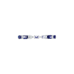 Sterling Silver Bracelet Semi Mount  Setting Emerald OCT 10x8mm OCT 6x4mm Tennis DHJ