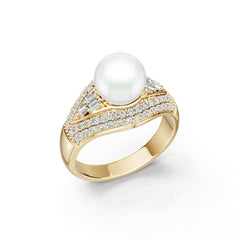 Sterling Silver Semi Mount Ring Setting Round Ro 8x8mm DHJ