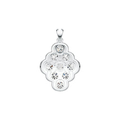 Sterling Silver Semi Mount Pendant Setting Round RD 6x6mm - Syzjewelry