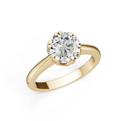 Sterling Silver Semi Mount Ring Setting Round RD 8X8mm Syzjewelry