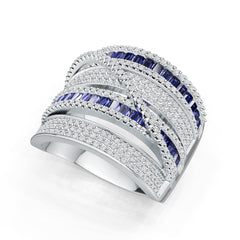 Sterling Silver Semi Mount Ring Setting Round Ro 2x1mm DHJ