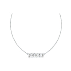 Platinum Semi Mount Pendant Setting Oval OV 7X5mm DHJ