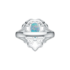 18K Gold Semi Mount Ring Setting Pear PE 12X8mm Cabochon Filigree DHJ