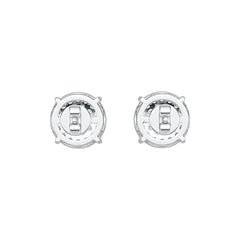 Sterling Silver Semi Mount Earrings Setting Round RD 1.5mm DHJ