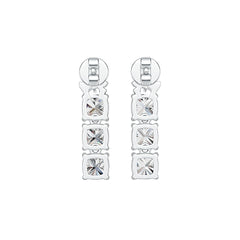 10K Gold Semi Mount Earrings Setting Cushion CU 5X5mm Moissanite Accent DHJ