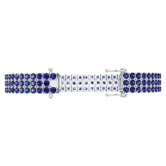 Platinum Semi Mount Bracelet Setting Round Ro Syz Jewelry