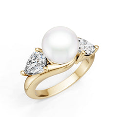 14K Gold Semi Mount Ring Setting Round Ro 2x2mm Syz Jewelry