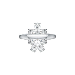 Sterling Silver Semi Mount Ring Setting Oval OV 5X4mm DHJ