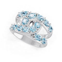 18K Gold Semi Mount Ring Setting Oval Ov 4x3mm Diamond Accent Syz Jewelry
