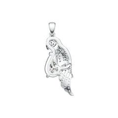 Sterling Silver Semi Mount Pendant Setting Pear PE 12X8mm DHJ