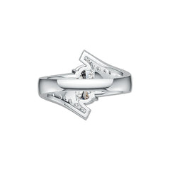 14K Gold Semi Mount Ring Setting Oval OV 10x8mm Bypass Diamond Accent Syzjewelry