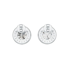 Sterling Silver Semi Mount Earrings Setting Round RD 8x8mm DHJ