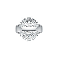 14K Gold Semi Mount Ring Setting Oval OV 14x12mm Split Shank Diamond Accent DHJ