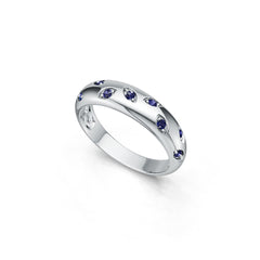 Platinum Semi Mount Ring Setting Round Rd 4mm Diamond Accent Syzjewelry