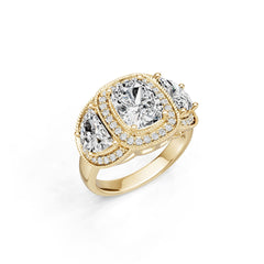 Sterling Silver Semi Mount Ring Setting - GTL20280R