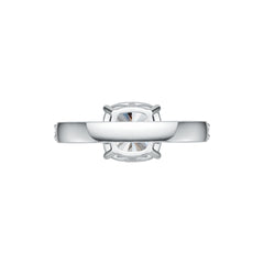 Sterling Silver Semi Mount Ring Setting Cushion CU 9X9mm DHJ