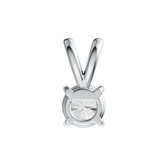 Sterling Silver Semi Mount Pendant Setting Round RD 6.5mm DHJ