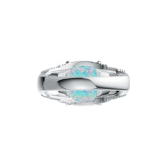 Sterling Silver Semi Mount Ring Setting Cushion CU 12X10mm Cabochon DHJ